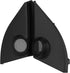 Qiilu Front Door Pillar Tweeter Cover, 2pcs Car Tweeter Speaker Cover Trim Black Modification Replacement for RAV4 2014?2019...