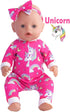 5 Sets Baby Doll Accessories Baby Doll Clothes and Headbands for 15 Inch Doll to 18 Inch Doll, 10 PCs in Total Doll Clothes and Accessories...