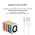 2 Pack,10.5cm USB Power Charger Sync Data Transfer Cable,Charging Cable for iPod Shuffle Cable, 3.5mm Jack/Plug to USB USB Power Charger Sync Data...
