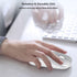 Wireless Bluetooth Mouse for Apple iPad iPhone MacBook Android Samsung Tablet Phone Dual-Mode Rechargeable 2.4G Portable Computer Mice for Windows...