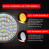 Eectra glide Led turn signal Motorcycle Lights 2" 50mm Bullet Style LED Turn Signals Pannel For Motor bike Sportster Softail Touring 1157 base fro...