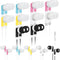 Kigeli 10 Pack Kids Bulk Earbud Headphones for Classroom Student Wired Headphones in-Ear Earbud 3.5 mm Disposable Earphones Set for Kids Adults Cl...