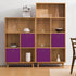Fabric Cubes Storage Containers ,11 Inch Cloth Storage Cube Foldable Storage Bins Cubes Organizer Baskets with Dual Handles for Shelf Closet Set o...