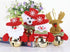 Christmas Bells Decorations for Home, 8 Pcs Set Christmas Tree Ornaments, Snowman/Old Man/Bear/elk...