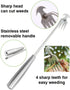 Weed Puller,Weeding Tool,Weeder Tool,Weed Puller Tool with Stainless Steel Claws & Removable Handle - Durable, Efficient Garden Cleanup Tool (15.7...
