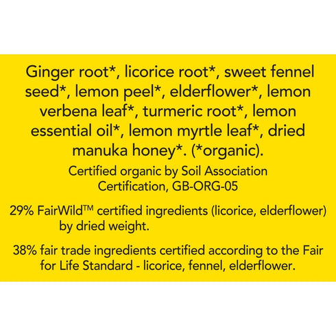 Pukka Herbs Organic Lemon, Ginger & Manuka Honey Herbal Tea, Immune Boosting Organic Tea Infusion Selection, With Turmeric, Ideal For Daily Suppor...