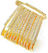 Golden Color and Multicolored Stones Safety pin Set of 24...