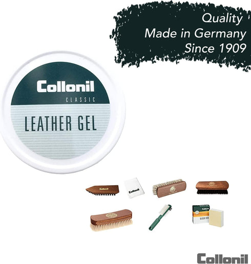 Collonil Leather Gel 2.02 Fl Oz – Leather Care for Smooth and Suede Leather– Dirt & Water-Repellent – Leather Conditioner & Leather Care for Furni...