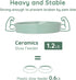 SPUNKYJUNKY Slow Feeder Ceramic Dog Bowls for Small Breed Slow Down Eating Anti-Choking Dishes Slow Feeding for Fun Pet Bowl(10OZ Bowl,Light Green...