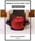 Joyhalo 4 Pack Pot Holders - Heat Resistant Oven Hot Pads, Terry Cloth, Black...