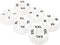 60 PC Clothing Rack Sizes Marks Dividers Ring Hangers XS S M L XL XXL White Plastic Round Retail Store c...
