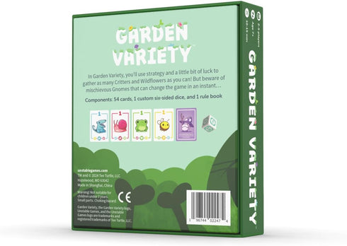 Garden Variety Base Game - A quirky, easy to learn card game for Kids, Teens, Adults - 2-5 Players, ages 7+...