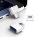 10 Pack USB to USB-C Adapter, USB Type-C Male to USB A Female for USB Micro-B Devices, Flash Drive, Mouse, Keyboard, Game Controller...