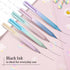 Aesthetic Gel Pens, 0.5 mm Fine Point Black Ink Pens, Quick Dry Smooth Writing Pens for Journaling Note Taking,Cute School Office Supplies,Gifts f...