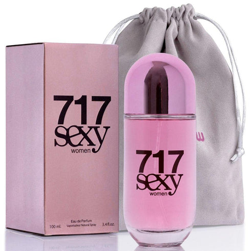 NovoGlow 717 Sexy Women- 100ml/3.4 Fl Oz Eau De Parfum Spray - Long Lasting Floral Citrusy & Powdery Fragrance Smell Fresh & Clean All Day Include...