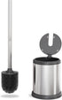 ToiletTree Products Toilet Brush with Lid - Sleek Toilet Bowl Brush and Holder - Toilet Scrubber Brush Set with Heavy-Weight Base - Lidded Toilet ...