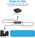 ZIOCOM Ground Loop Noise Isolator, Noise Filter, Eliminate The Buzzing Noise for Your Car Audio System/Home Stereo with Jack 3.5mm Audio Cable...