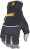 DEWALT DPG230 Synthetic Leather Technician's Fingerless Glove - Size M...
