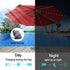 Solar Umbrella Lights Outdoor, Waterproof Solar Powered Patio Umbrella Lights Strings with 104 LEDs 8 Lighting Modes Remote Control, 2024 Upgraded...