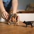 Schleich Farm World Rodeo Calf Adventure Playset - Cowboy Rodeo Rider Figurine with Horse, Cow, and Dog, Realistic Western Rodeo Farm Toys and Acc...
