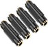 3.5mm ?1/8 Inch ? to 3.5mm ?1/8 Inch? Stereo Jack Female to Female Adapter Connector Gold Plated (4 Pack)...