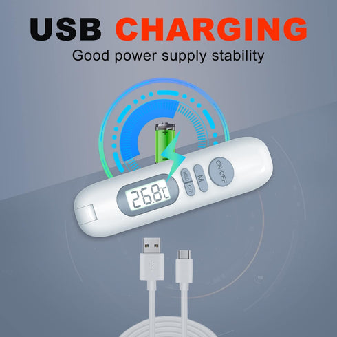 Rechargeable Thermometer for Cooking, Kitchen,Cooking,Sugar, Baking, Milk, Tea, Food Thermometer Digital?Hot Liquid Thermometer, Chef Thermometer ...