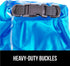 Gorilla Gear Heavy Duty 100% Waterproof IPX 6 Dry Bag, Tear and Puncture Resistant Bags Kayaking Boating Hiking Camping Swimming Water Sports, Lig...