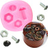 Hand Tools Silicone Mold Construction Tools Fondant Molds Screw Nut Candy Molds For Cake Decorating Cupcake Topper Chocolate Gum Paste Polymer Cla...
