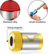 6 Pieces Bit Magnetizer Ring Magnetic Screw Holder Rings 1/4 Inch Hex Shank Carbon Steel Electric Drill and Hand Tools Screwdriver Driver Bits Mag...