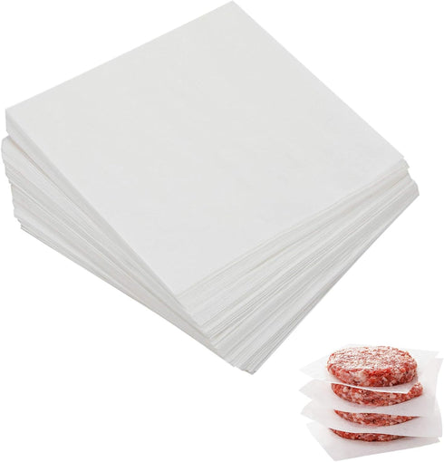Parchment Paper Squares, 4x4 Inch, Set of 300, Small Hamburger Patty Paper/Nonstick Precut Square Baking Parchment for Separating Small Burger Pat...