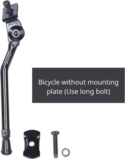 N+1 Bike Kickstand -Adjustable Aluminum Alloy Center Mount Bike Kickstand for 20"-28" Inch Mountain Bikes, Road Bikes, BMX, MTB, and Kids’ Bicycle...