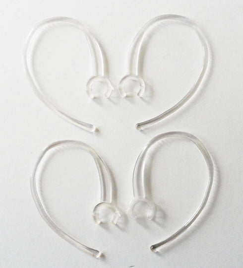 Universal Small Clamp Bluetooth Ear Hook Loop Clip Replacement Clear-4...
