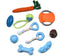 LHYILSWQ 10 Pack Puppy Dog Chew Toys Durable Rope Toys Bean Bone for Small Dog Teething Interactive Training Toys...