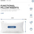 Acanva Premium Throw Pillow Inserts with Microfiber Filled, Lumbar Support Decorative Stuffer for Sofa Bed Couch & Chairs, 12x20, 2 Count, White...
