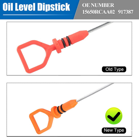 Engine Oil Dipstick Level Dip Stick Compatible for Honda Accord Odyssey Acura RDX MDX RL TL Replace Dipstick 15650RCAA02...