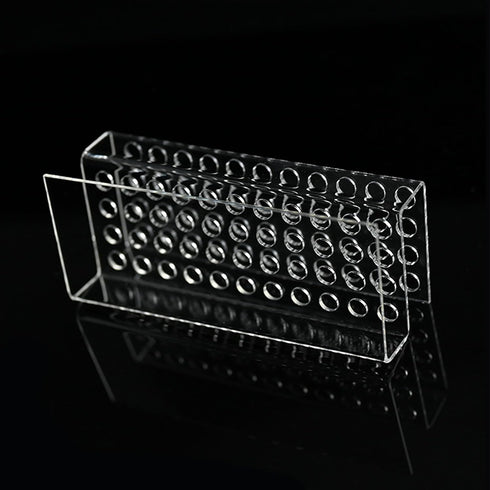 44 Holes Carts Display Stand Acrylic Pen Desk Organizer Stand Transparent Pen holder Pencils Markers Desk Stand Organizer Box Bins Pens Storage Ra...