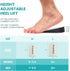 2-Pair Set Heel Lifts Heel Pain Relief - Promifun 4 Layer Adjustable Orthopedic Shoe Inserts for Achilles Tendonitis, Plantar Fasciitis, Heel Spur...