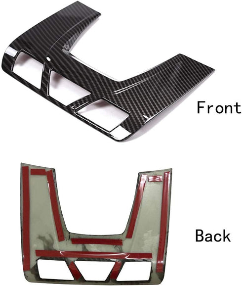 NA ABS Carbon Fiber Color Car Inner Front Reading Light Lamp Panel Cover Trim Auto Interior Roof Lamp Panel Cover for BMW 1 2 3 4 Series X1 X2 X5 ...