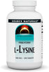Source Naturals L-Lysine 500 mg Free Form - Amino Acid Supplement Supports Energy Formation & Collagen - 250 Tablets...