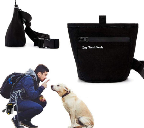 Dog Treats Training Pouch with Clip Waist Belt Magnetic Closure Puppy Doggie Snack Reward Bags Bait Pouches Dog Treat Carrier Holder...