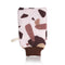 HOOPLE Cow Color Exfoliating Mitt, Exfoliating Gloves Visibly Lift Away Dead Skin, Great for Deap Body Cleaning, Keratosis Pilaris Scrub - Spray T...