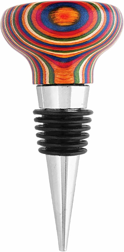Baltique Marrakesh Collection Wine Bottle Stopper, Multicolor Leak-Proof and Reusable Wine Saver, Preserves Beverage Freshness...