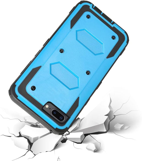 Asuwish Phone Case for iPhone 6plus 6splus 7plus 8plus i 6/6s/7/8 Plus Cover Hybrid Shockproof Full Body Protective Heavy Duty Cell iPhone6splus i...