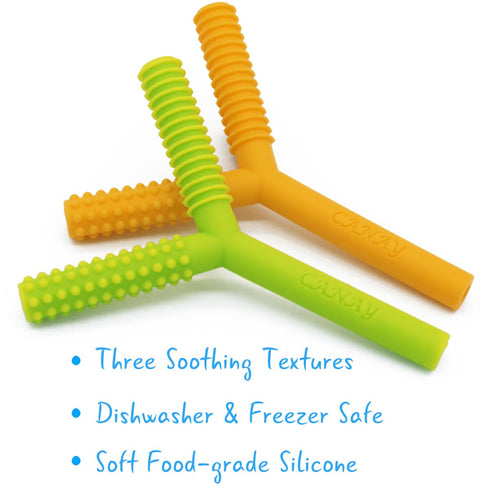 Y Hollow Chew Tubes Sensory Chew Toys for Autistic Children(2 Pack), Alt. to Chew Necklaces for Sensory Kids, Teething, Oral Motor Stimulation, AD...