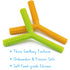Y Hollow Chew Tubes Sensory Chew Toys for Autistic Children(2 Pack), Alt. to Chew Necklaces for Sensory Kids, Teething, Oral Motor Stimulation, AD...