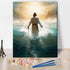 TUMOVO Adult Paint by Number Jesus Adults' Paint-by-Number Kits Son of God Paint Number Kits Romantic DIY Acrylic Paint by Numbers Painting Kit Ho...