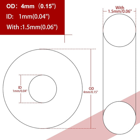 Sivak 240Pcs Silicone O Ring VMQ Seal Gasket for Compressor Valve Silicone O Ring for Pipe Repair Stabilize Switch on Keyboard Automotive Faucet P...