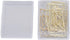 100pcs Golden Cute Small Paperclips, Crown Envelope Shape Paperclips Small Paper Clips for Office School Wedding Party Invitation Valentine Decora...
