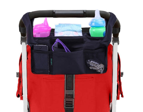 lebogner Luxury Stroller Organizer, Stroller Accessories, Universal Black Baby Diaper Stroller Bag, Stroller Cup Holder, Fits Most Strollers....