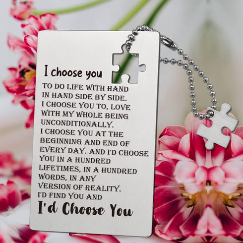 Wallet Insert Card, Engraved Wallet Inserts Card, Anniversary Valentine's Day Birthday Cards Gifts for Husband Boyfriend, Engraved Wallet Gift, Gi...